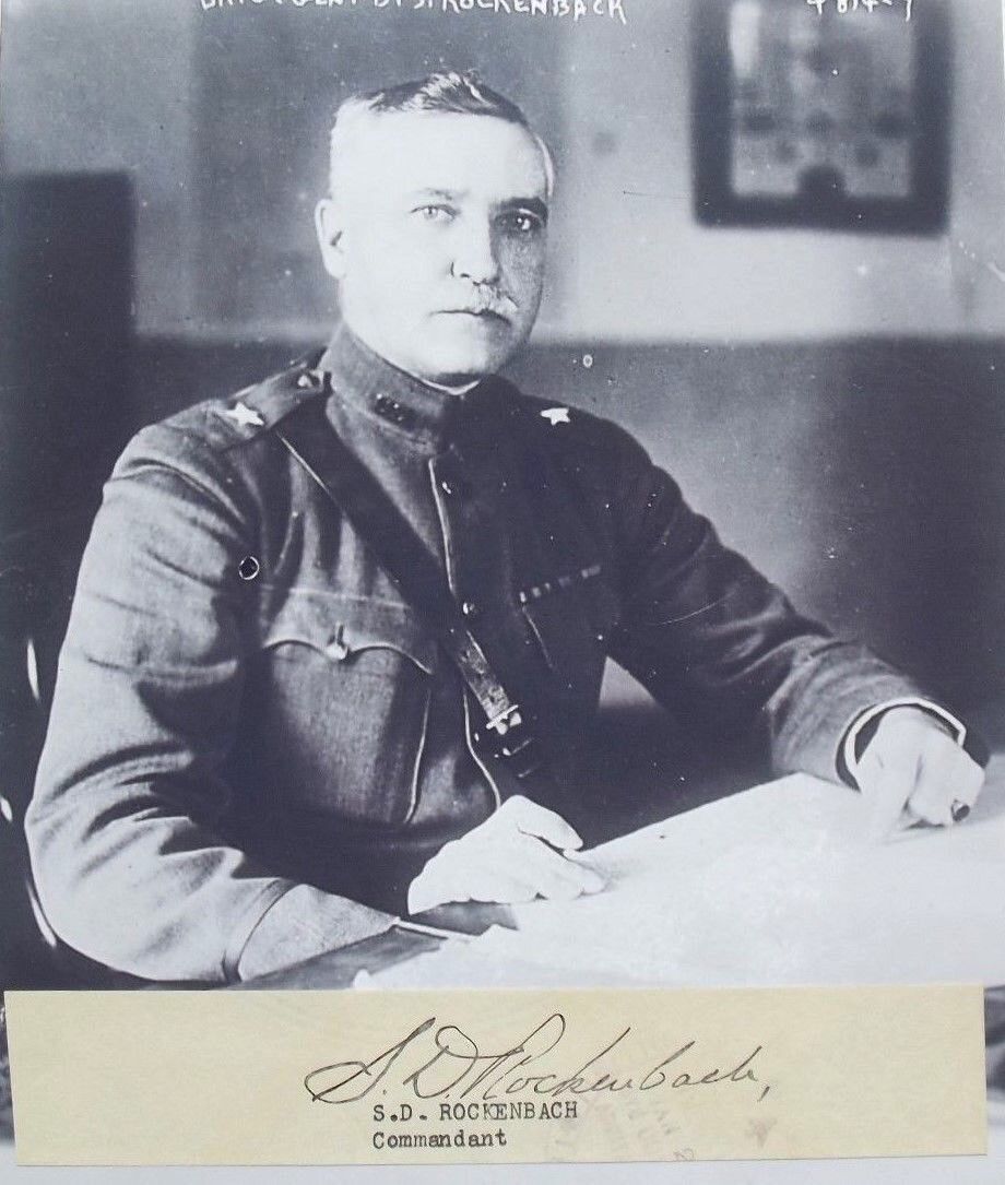 World War I US General Samuel Rockenbach \'Father U.S Armor \'Tank\' Autograph Rare