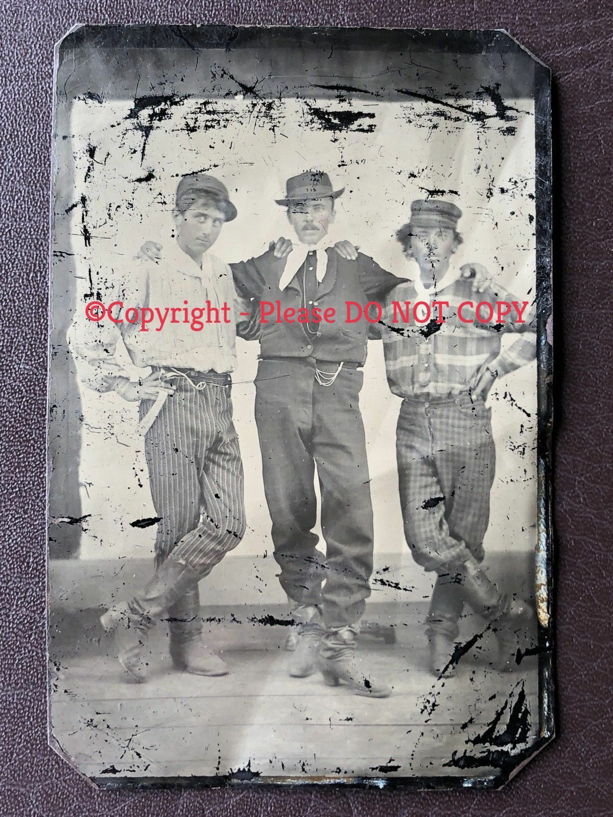 Antique tintype photo - Billy The Kid - Yes ? - Calling on Investors, Historians