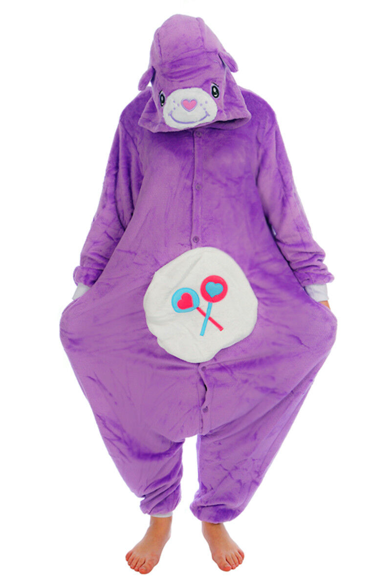 Unisex Care Bear Onesie Kigurumi Fancy Dress Costume Hoodies Pajama Sleep wear