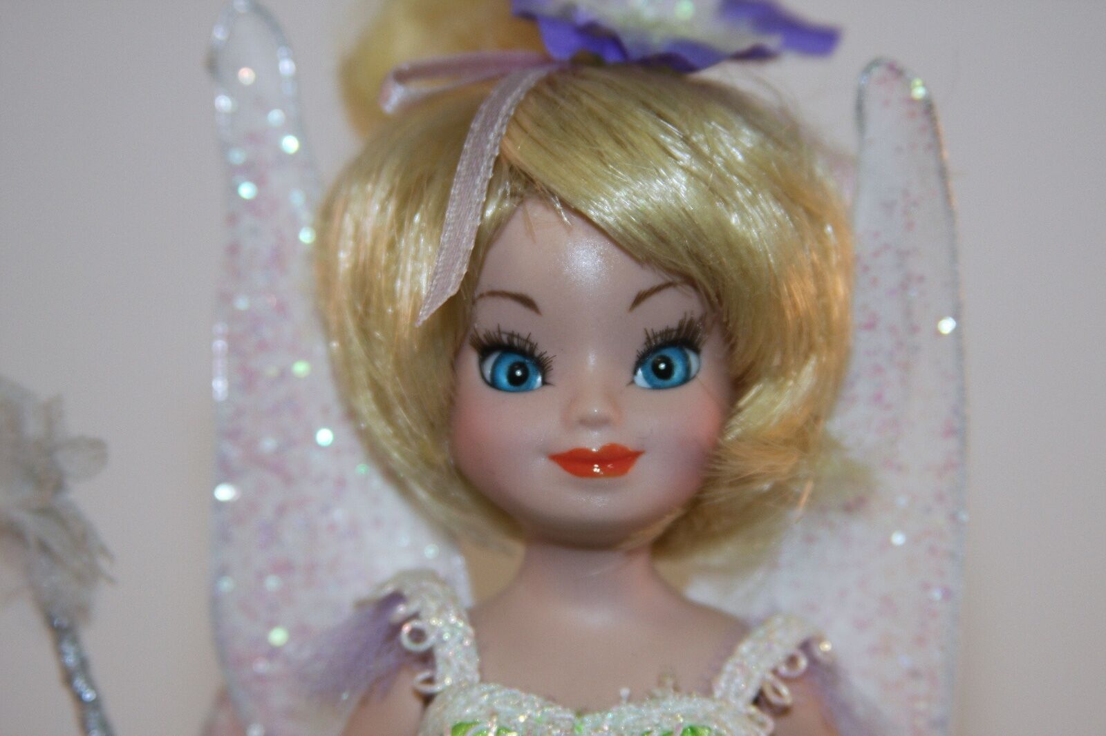 Disney 9 Inch Tinker-Bell Porcelain Doll  Keepsake Brass Key Peter Pan