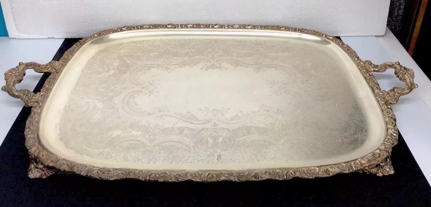Webster Wilcox I S  International Silver Company 3292124, Footed 30 1/4 x18 7/8\