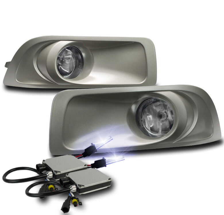 FOR 10 11 12 SUBARU OUTBACK BUMPER DRIVING FOG LIGHT LAMP CHROME +10K HID+SWITCH