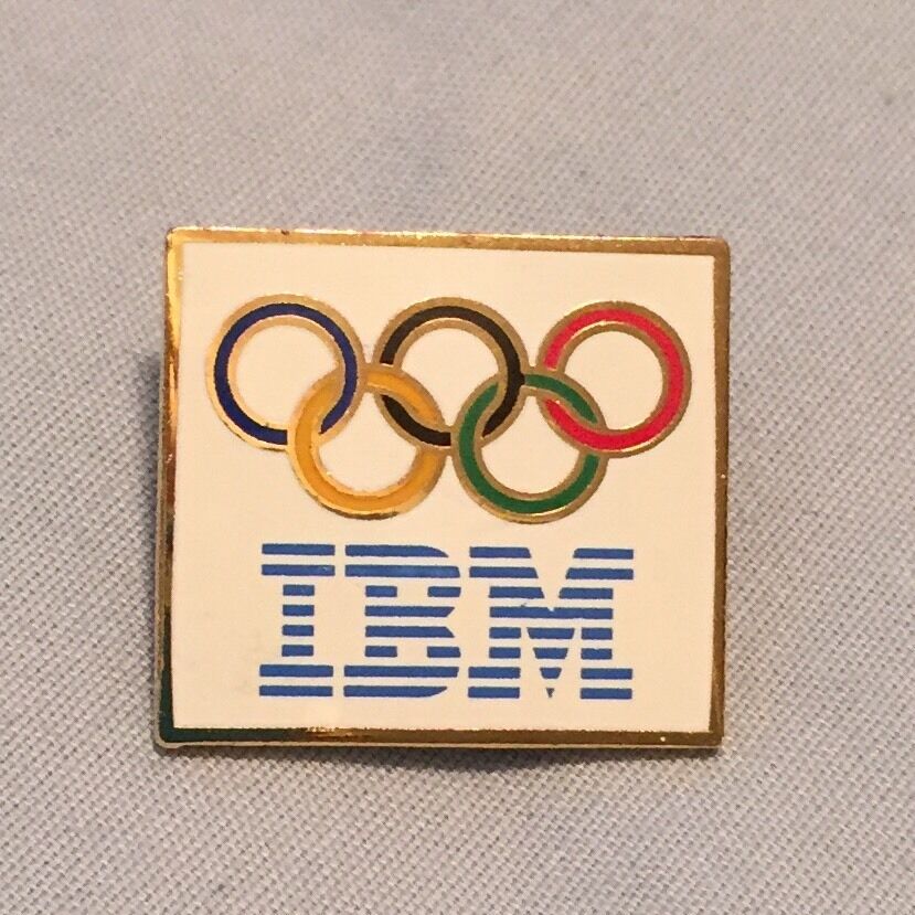 Vintage IBM Olympic Rings Stick Pin