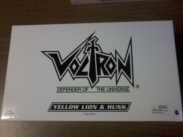 Mattel Voltron Defender Of The Universe Yellow Lion & Hunk  New  