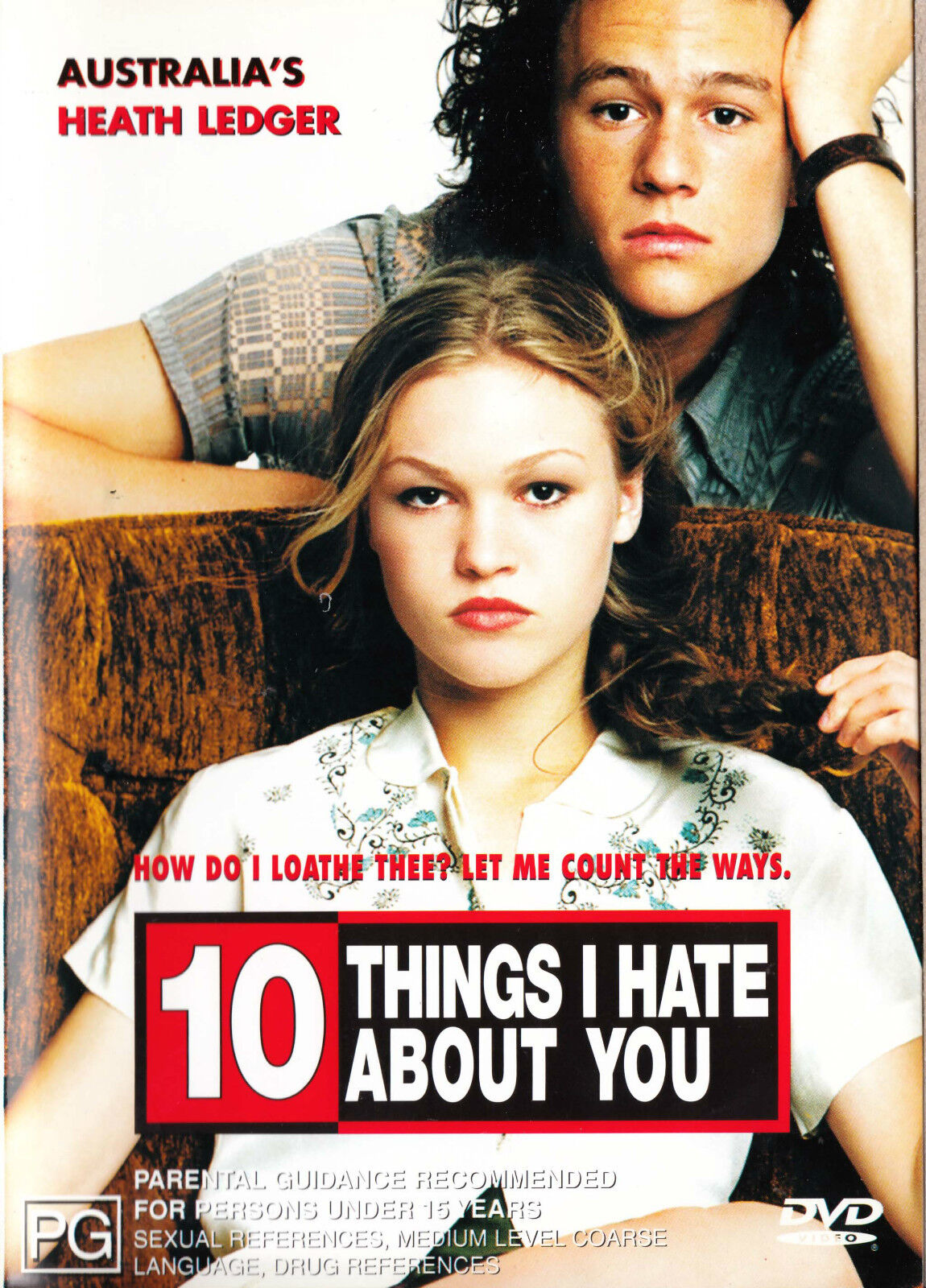 10 THINGS I HATE ABOUT YOU Heath Ledger DVD R4 New   SirH70