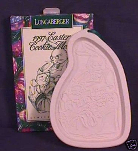 MIB Longaberger 1997 Easter Cookie Mold