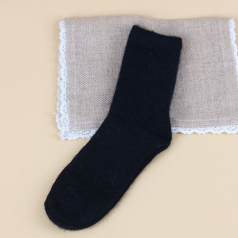 5 pairs 100% Angora Rabbit Wool Womens Girls Socks-Luxury Comfort Soft Warm Wool