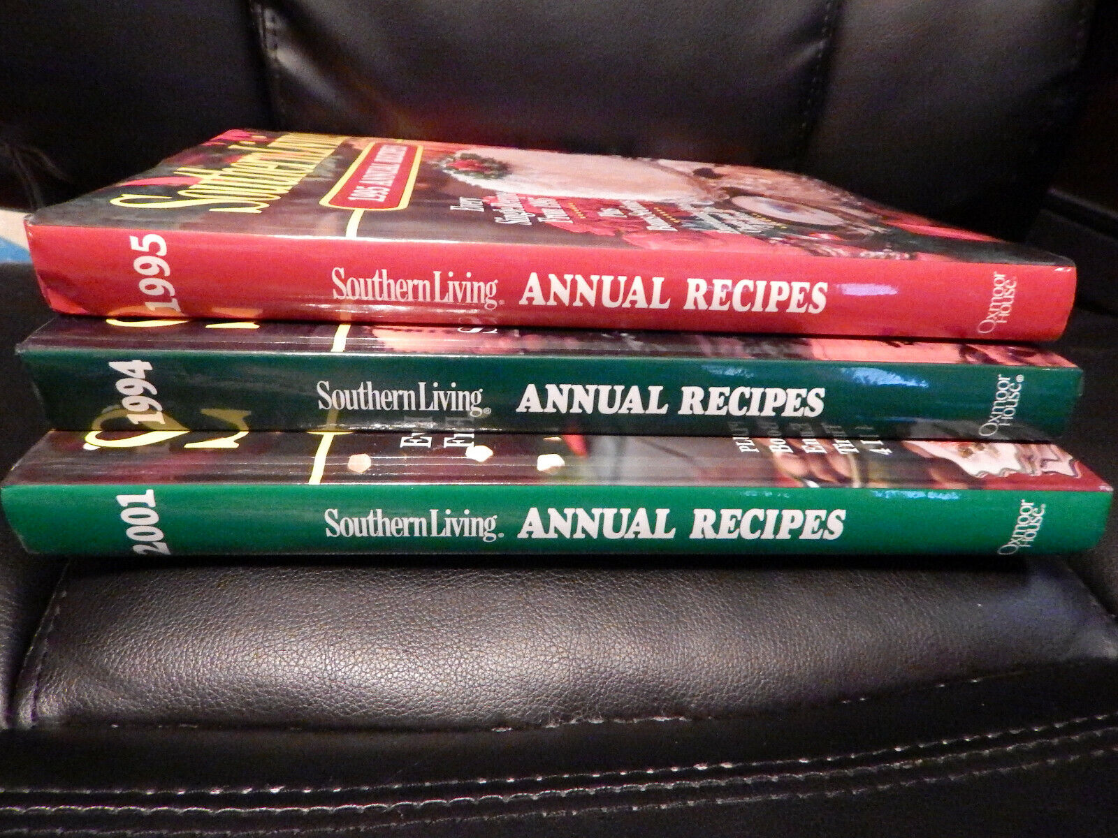 SOUTHERN LIVING ANNUAL RECIPES COOK BOOKS- 3 BOOKS LIKE NEW 1994, 1995, & 2001