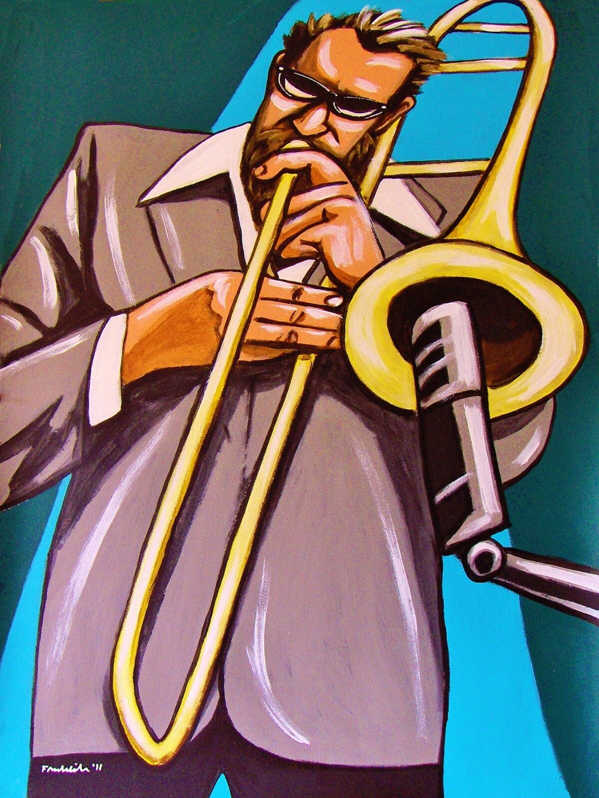 JIMMY KNEPPER PRINT poster trombone charles mingus ah um cd pepper adams quintet