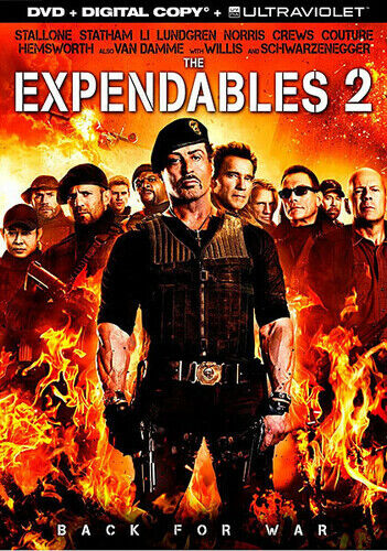 The Expendables 2 DVD, 2012 Sylvester Stallone