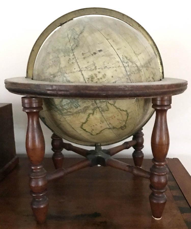 Antique Loring\'s Terrestrial Globe on Stand, Dated 1860 Lot 2689E