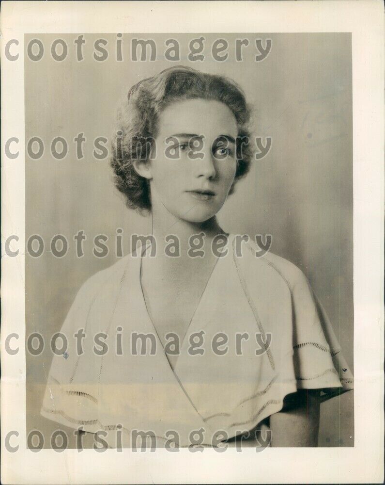 1937 Mary Rockefeller Wife of Philanthropist Laurance S Rockefeller Press Photo