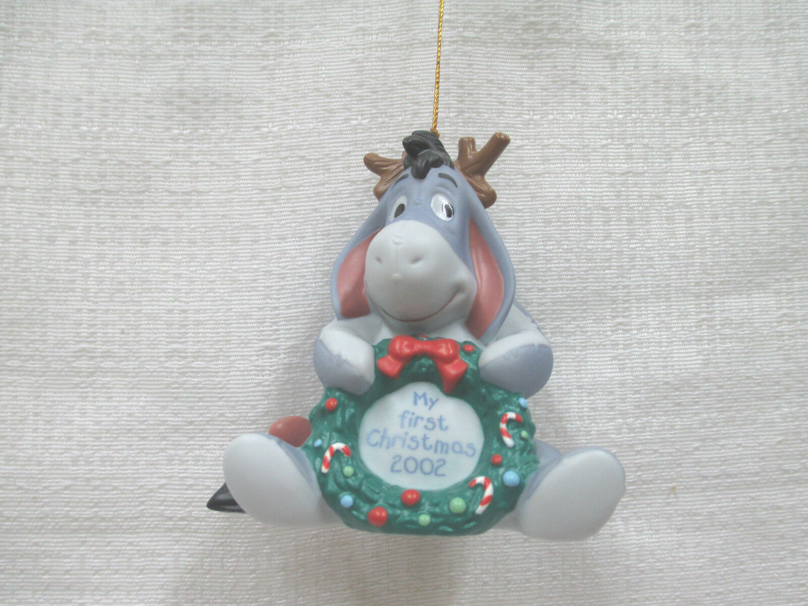 Walt Disney Winnie the Pooh and Friends My First Christmas 2002 Eeyore Ornament