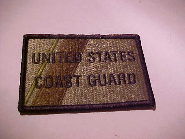 U.S. COAST GUARD PATCH GREEN 3 1/2 X 2 1/2 IN.