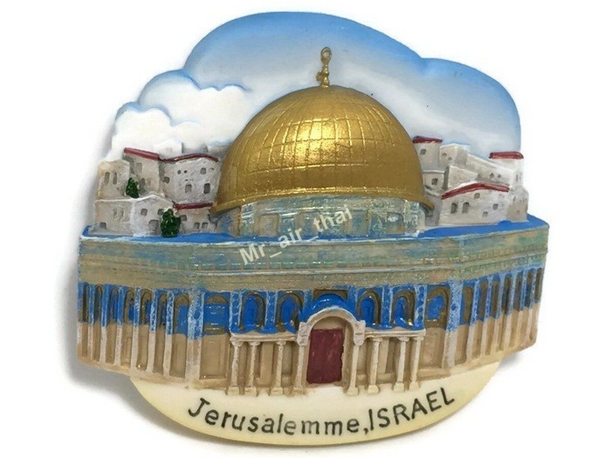 Dome of the Rock Jerusalem Israel Resin 3d Fridge Magnet SOUVENIR Gift