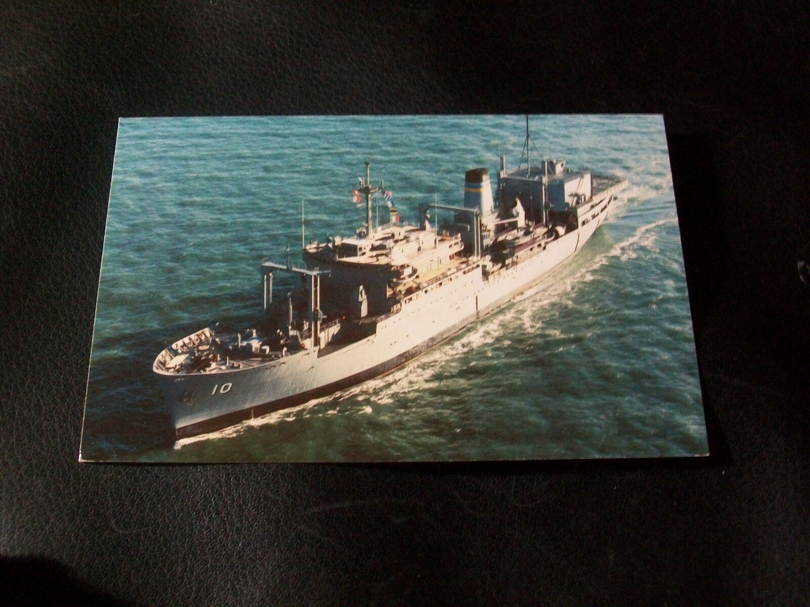 Vintage Postcard- USNS Saturn (T-AFS 10)- Military Sealift Command Atlantic
