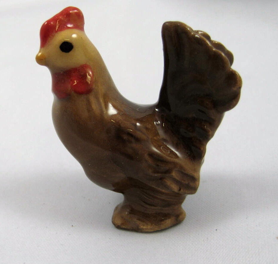 Hagen Renaker miniature made in America chicken Little Red Hen