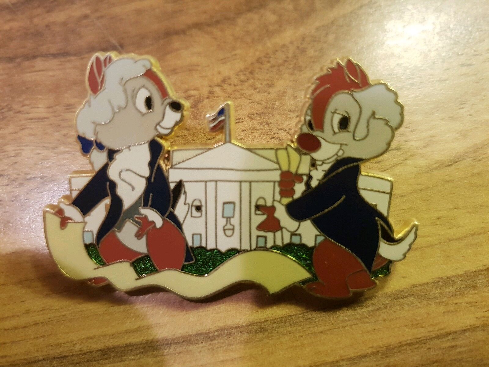 Disney Shopping.com Presidents Day Series Chip N Dale Pin Trading Pin Le 250