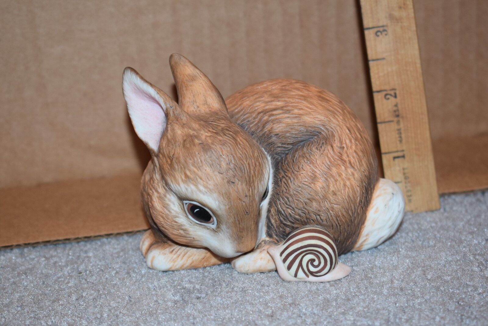 Franklin Porcelain Figurine Slowpoke Deborah Bell Jarrett 1984 Rabbit 3\