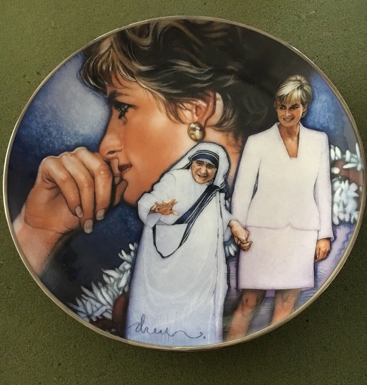 Franklin Mint Diana, Princess of Wales Angels Among Us Collector Plate #RA 3112