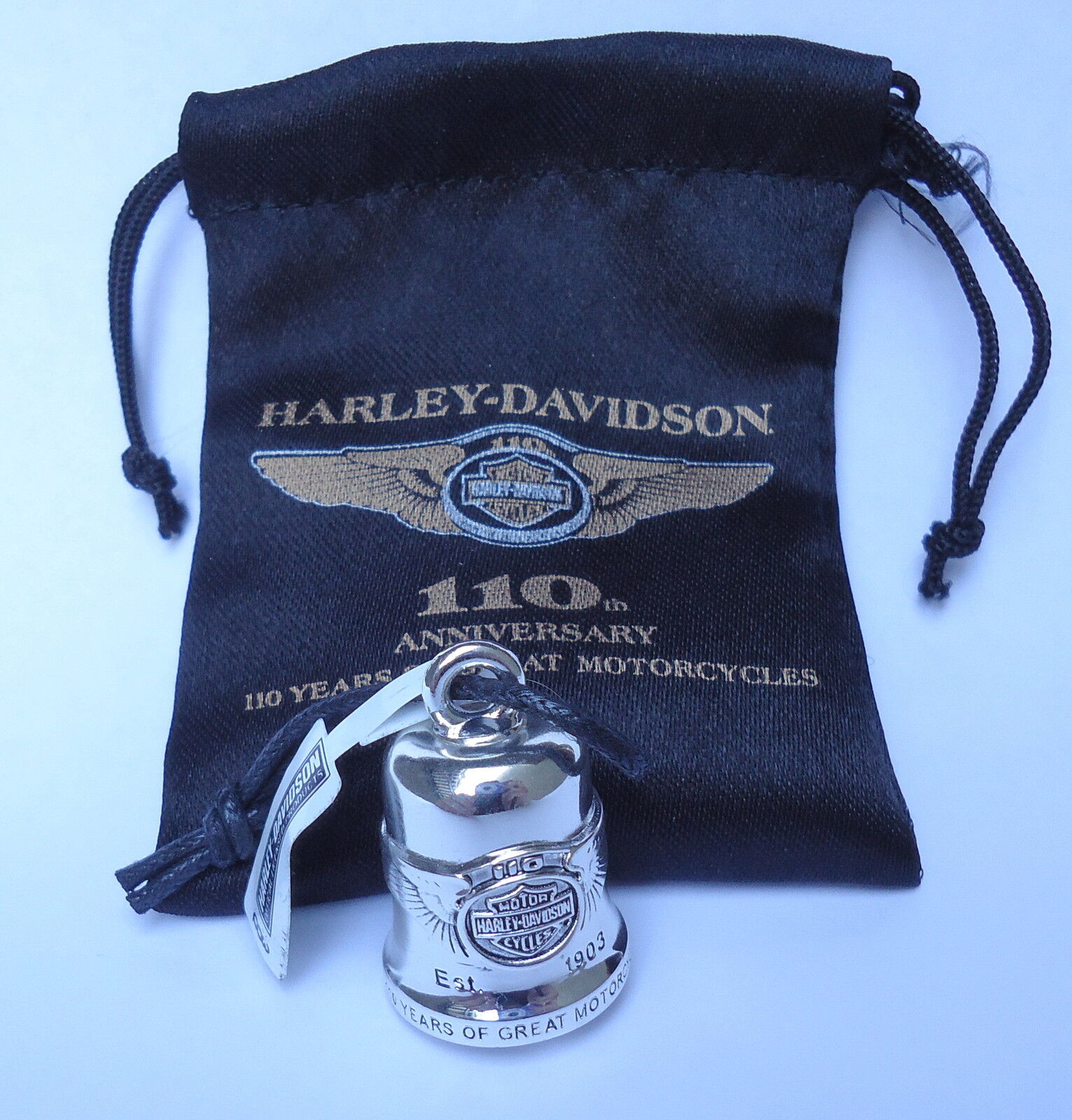 HARLEY DAVIDSON 110TH ANNIVERSARY ANNIVERSARY RIDE BELL 