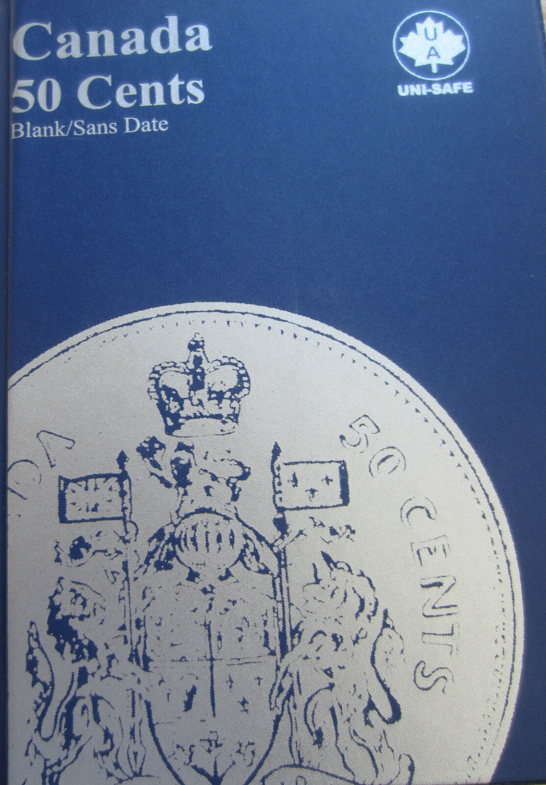 Complete Set of Canada Half Dollars Coins (1968-2015) In UNI-Safe Blue Book