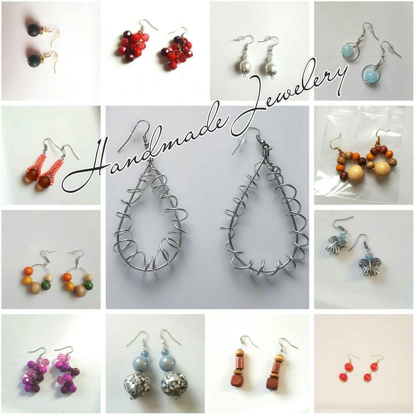 Handmade Jewelery. Unique styles. Various Types and Colors. All Occasions. 