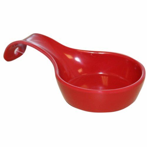 Spoon Rest Red Melamine Utensil Holder Kitchen Decor New 
