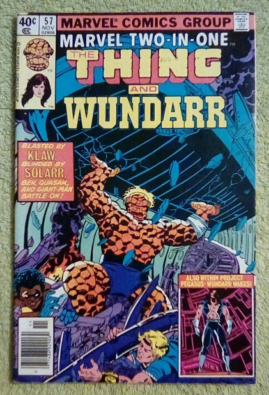Marvel Two-In-One #57 (Marvel, 11/79) 8.0 VF (starring Thing & Wundarr) 