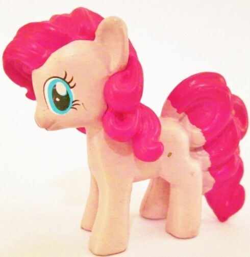 PINKIE PIE My Little Pony FRIENDSHIP IS MAGIC TV PVC TOY Figure CUP CAKE TOPPER
