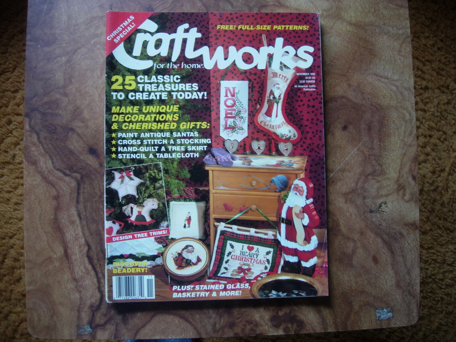 Craftworks For The Home Magazine November 1990