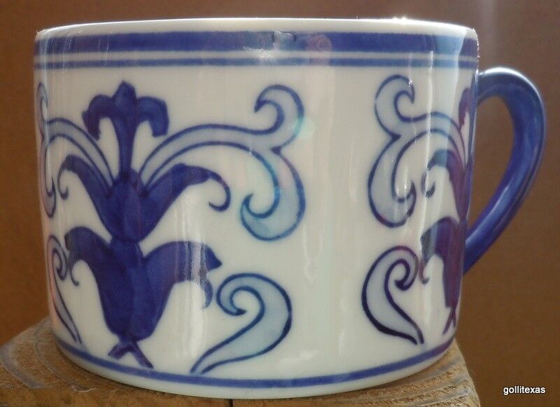 Vintage Blue and White Mug / Cup Bombay 2.25\