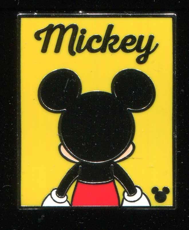 2018 DLR Hidden Mickey Back Silhouette Mickey Disney Pin