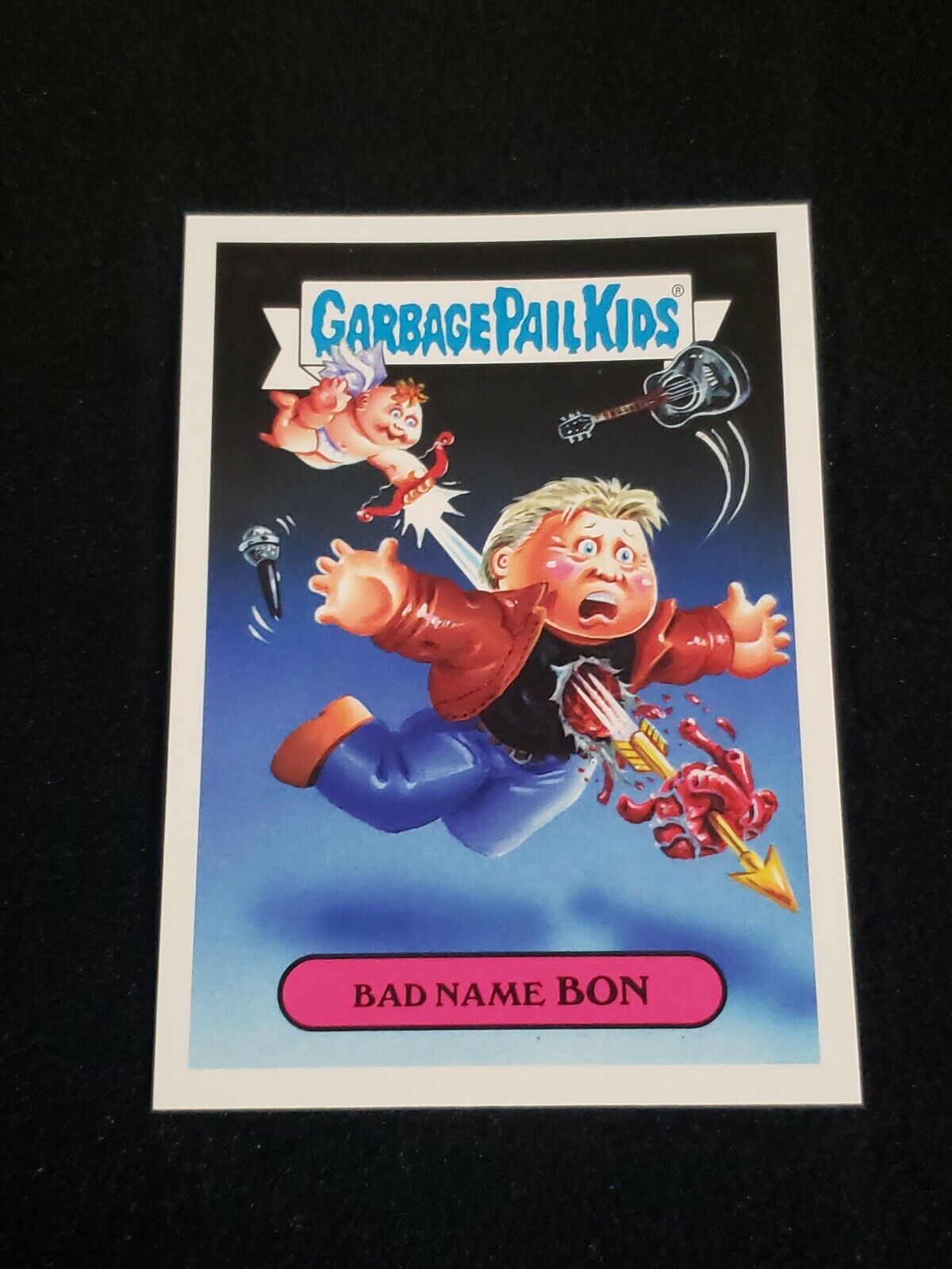 2017 Garbage Pail Kids Battle of the Bands HARD ROCK 9b BAD NAME BON GPK