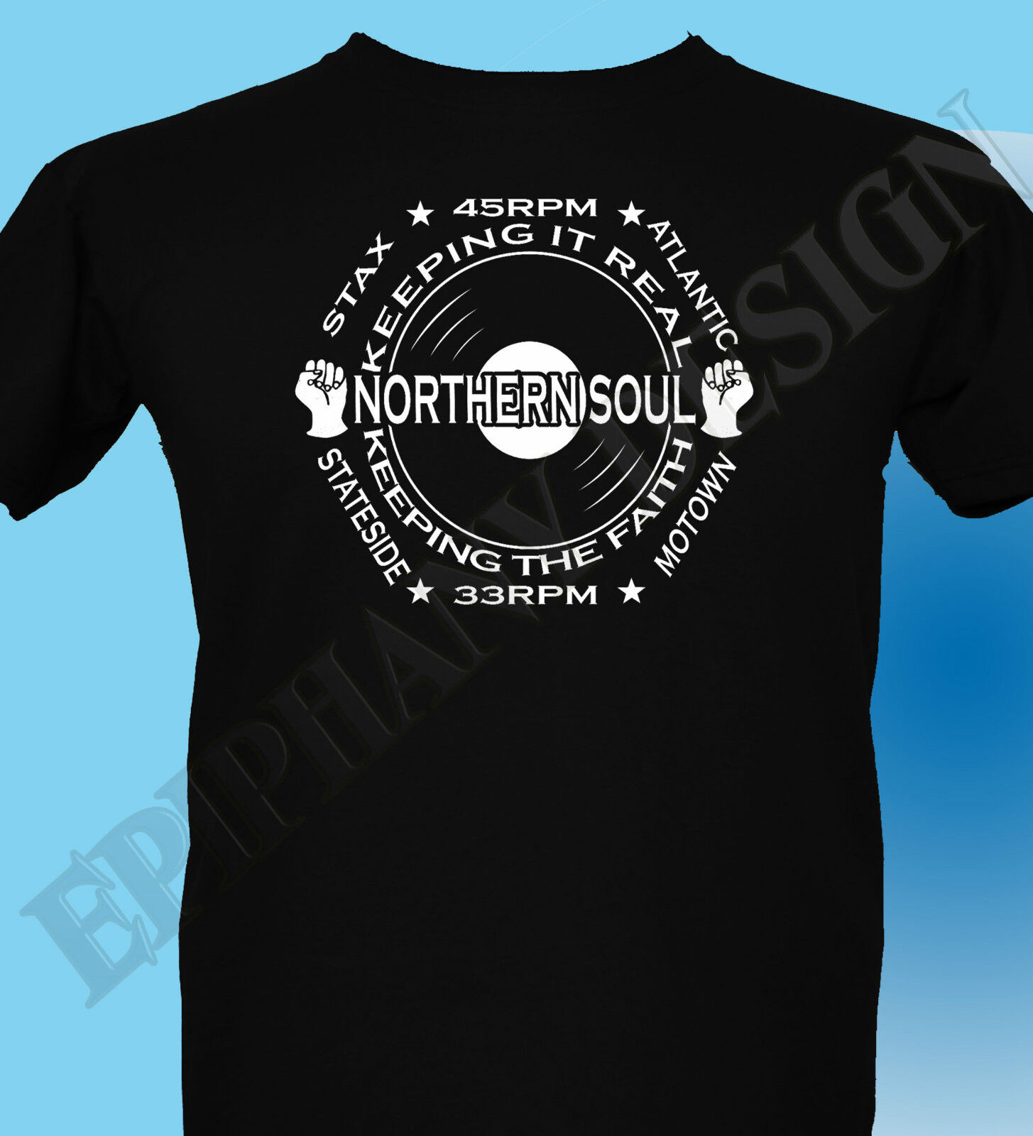 Northern Soul Homage T-Shirt Mens & Womens 60\'s Music Motown Original Design 70s