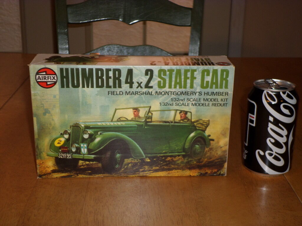 WW#2, FIELD MARSHAL MONTGOMERY\'S- HUMBER 4x2 STAFF CAR, Plastic Model Kit, 1:32 