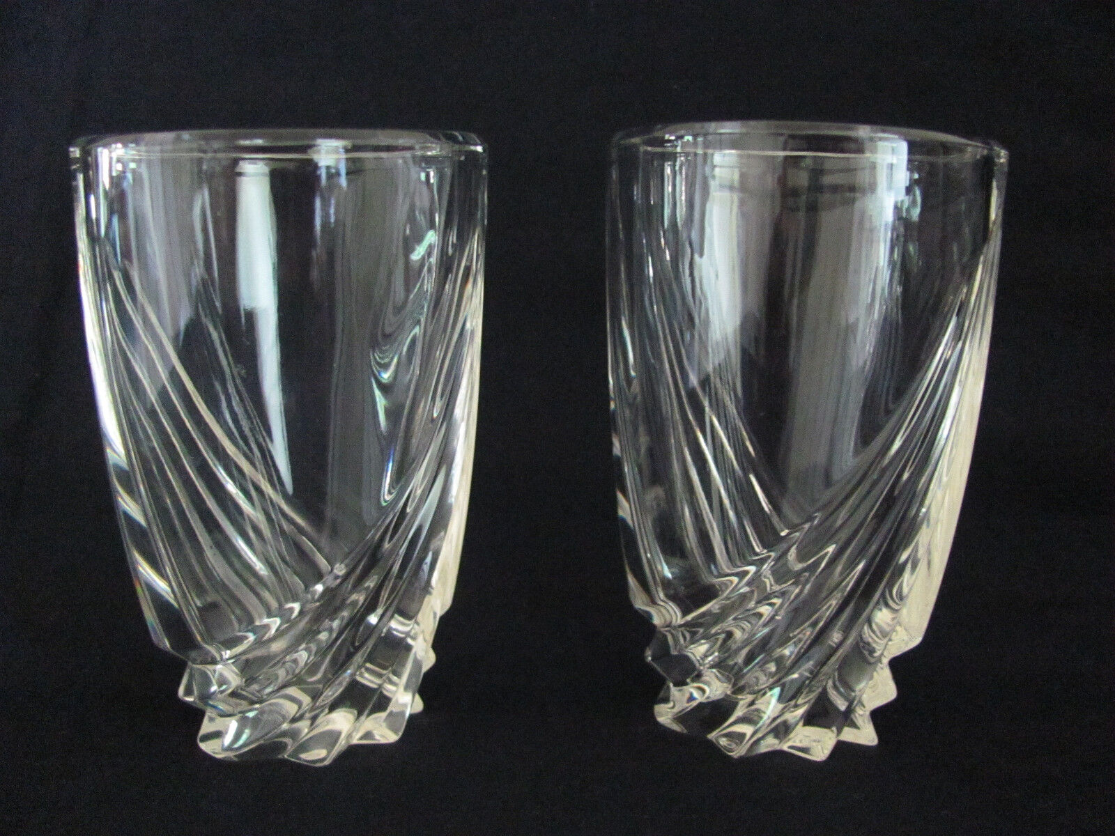 Pair of Marquis by Waterford Crystal 4 1/2\