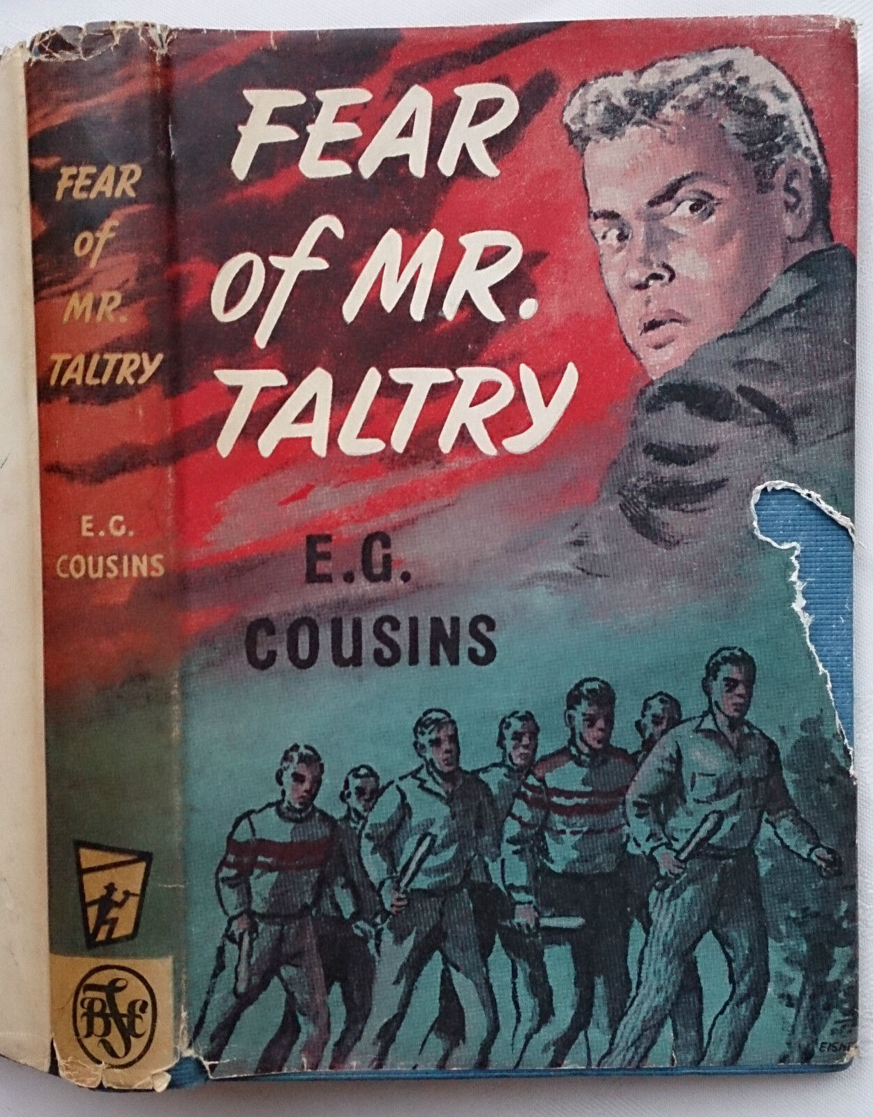 E G COUSINS.FEAR OF MR TALTRY.1ST BC ED,H/B D/J 1960