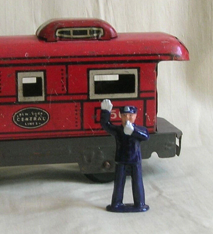 Policeman/Traffic Cop, O scale tinplate model train layout figure, Reproduction