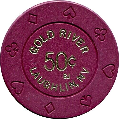 Gold River, Laughlin $.50 Casino Chip MINT
