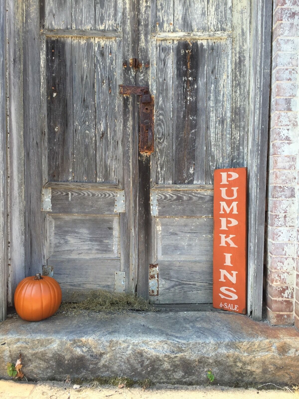 Large Rustic Wood Sign - \