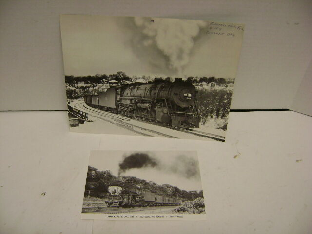 Vintage Lot of 2 Pittsburg & Lake Erie Bessemer  Calendar Pictures