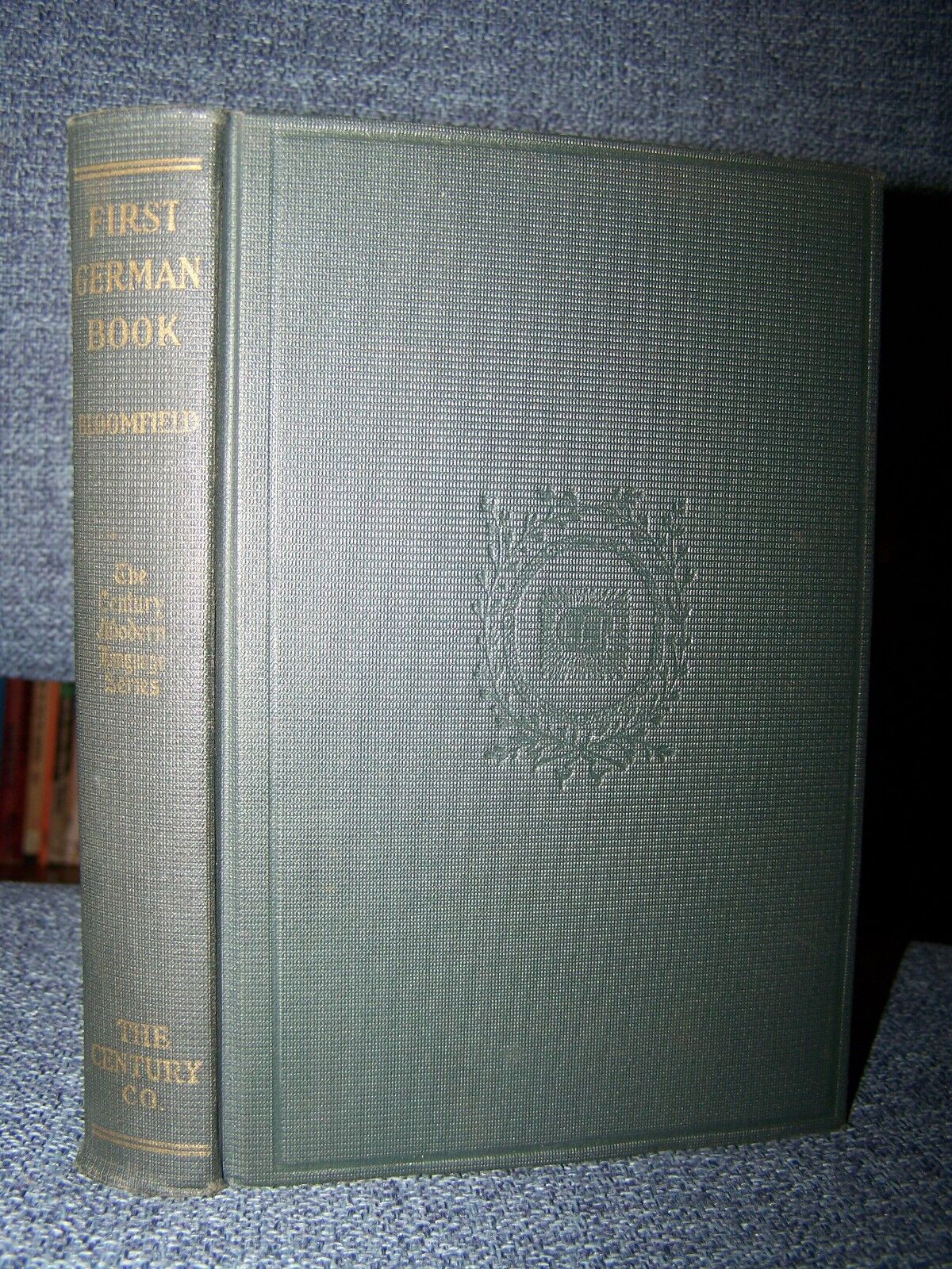 1928, First German Book, Rare, Leonard Bloomfield, The Century Co., Antique
