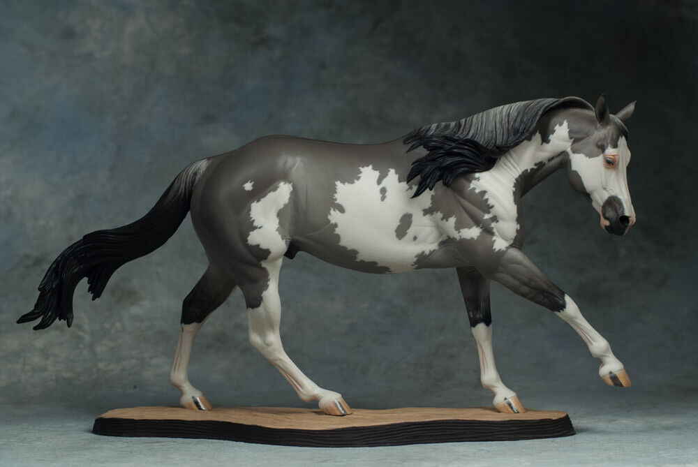 Rose Reiner CM AR Artist Resin Grullo Pinto Model Horse Traditional Size 