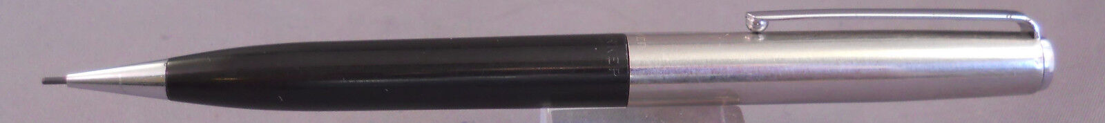 Parker Vintage  Jotter Black 0.9mm Pencil --ridged clip
