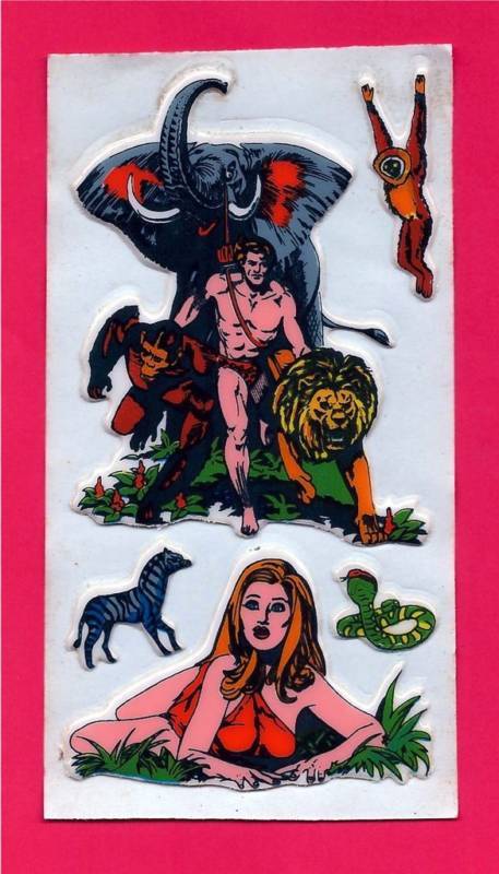 Tarzan of the Jungle Super Hero Puffy Sticker Sheet #4