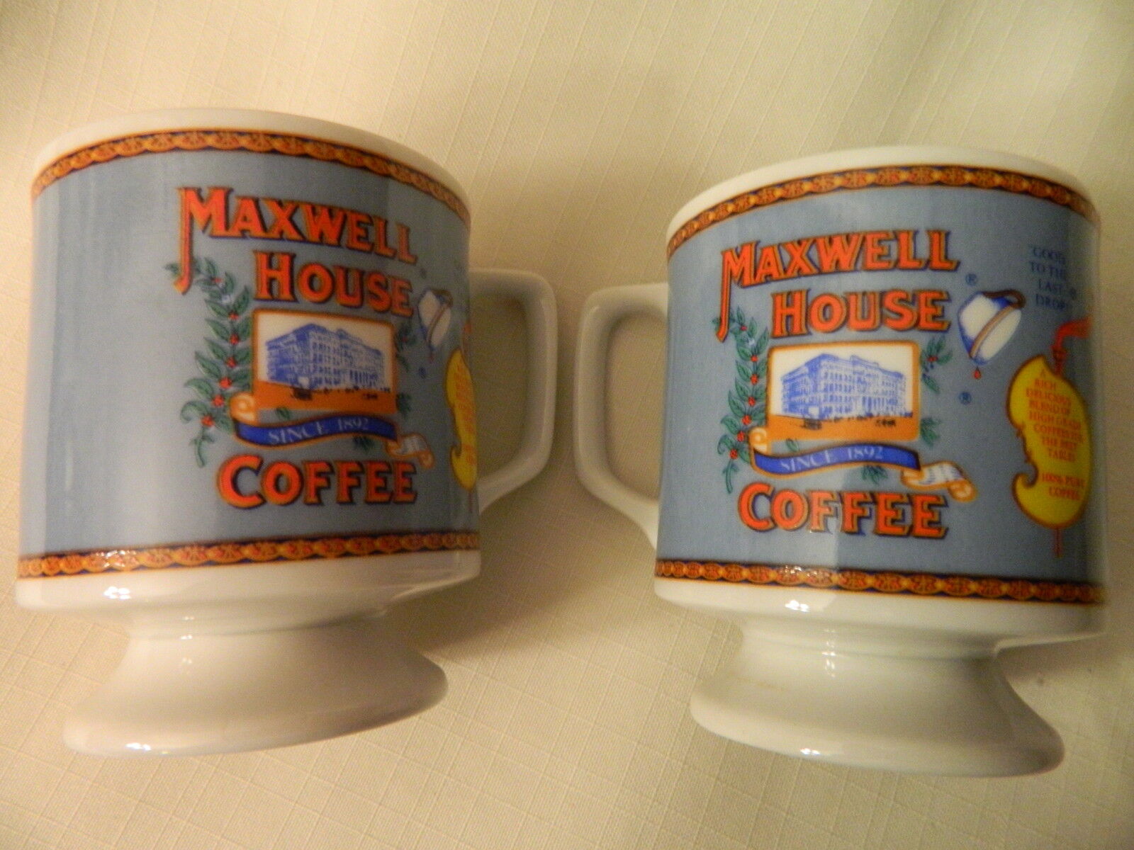 TWO VINTAGE MAXWELL HOUSE COFFEE MUGS - GENERA L FODS, CORP.