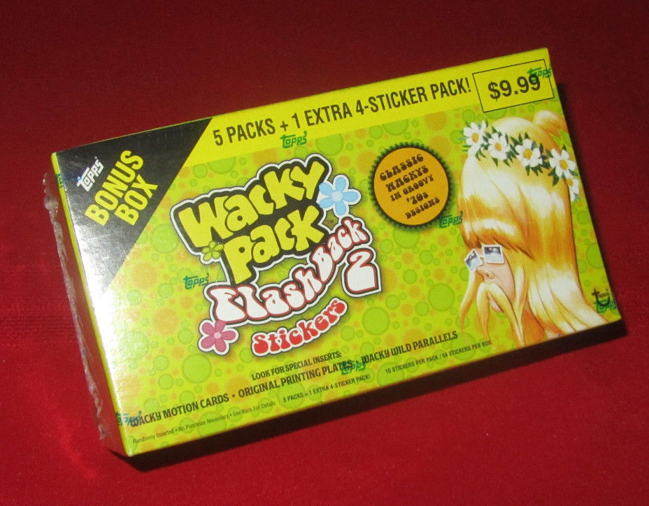 WACKY PACKAGES FLASHBACK 2 SEALED BONUS BOX    @@  SOLD OUT  @@
