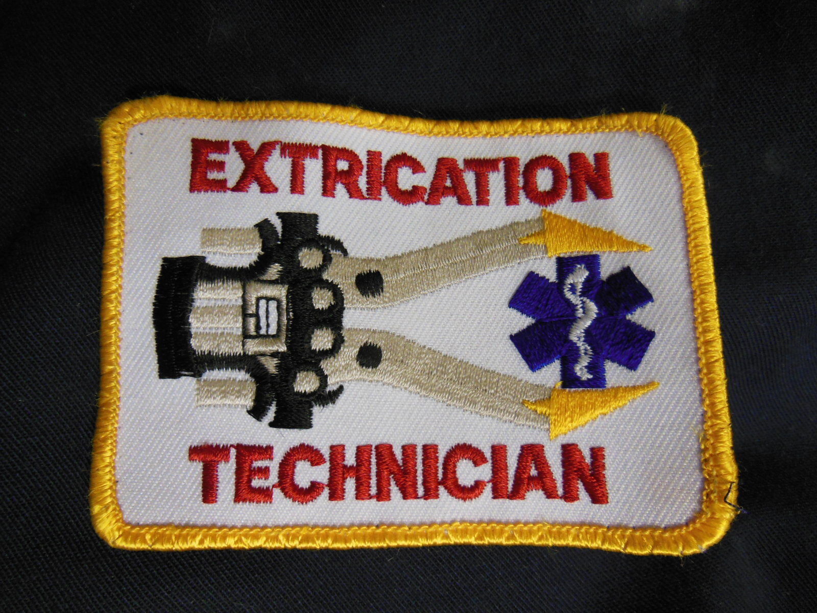 EXTRICATION TECHNICIAN Jaws of Life PATCH - Accident Emergency Rescue Medic Help