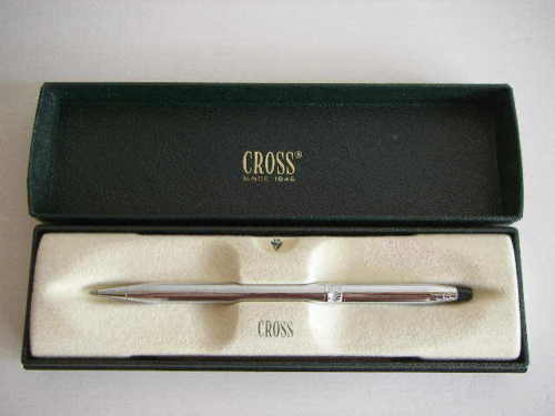  Cross Classic Century 3542 Ladies Chrome Ballpoint Pen Made  In USA